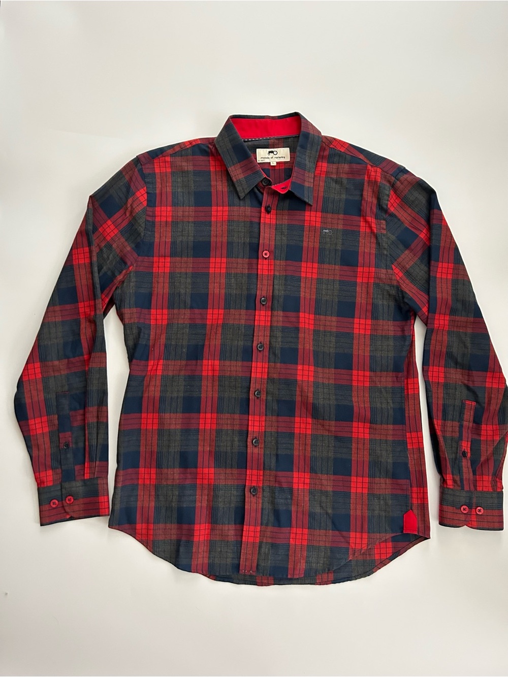 Moods of Norway Plaid Button Up Wool Blend Long Sleeve Shirt
Large
Outdoor
Soft
